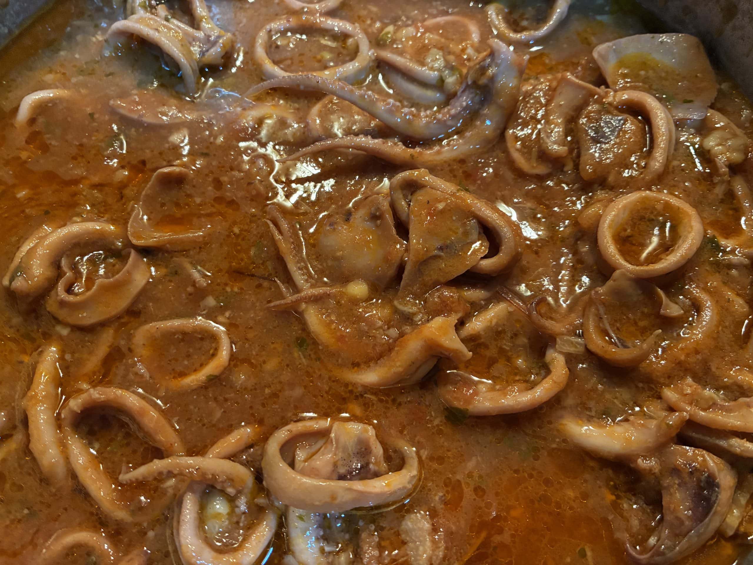 Calamares en salsa tradicional