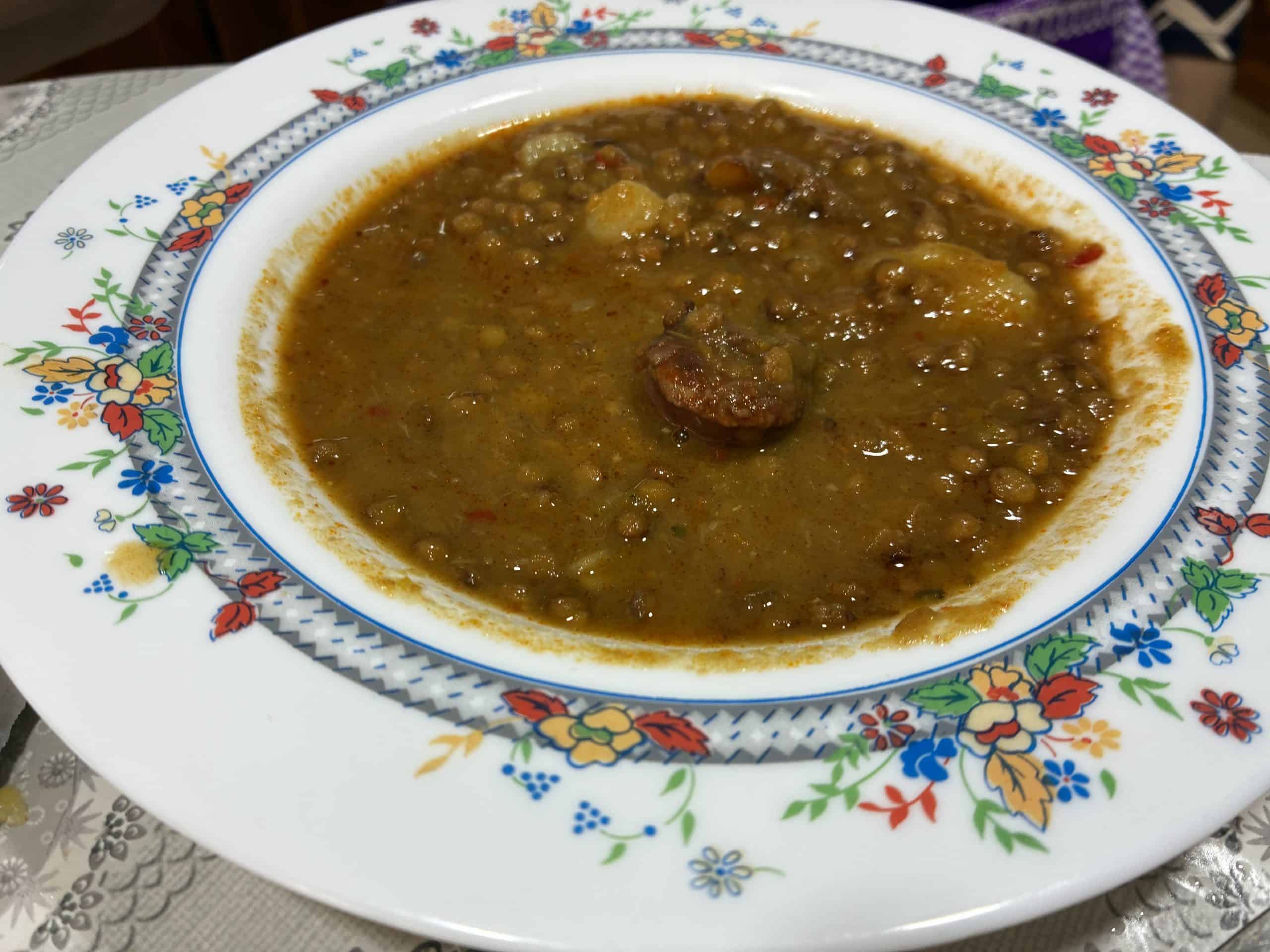 Lentejas caseras tradicionales