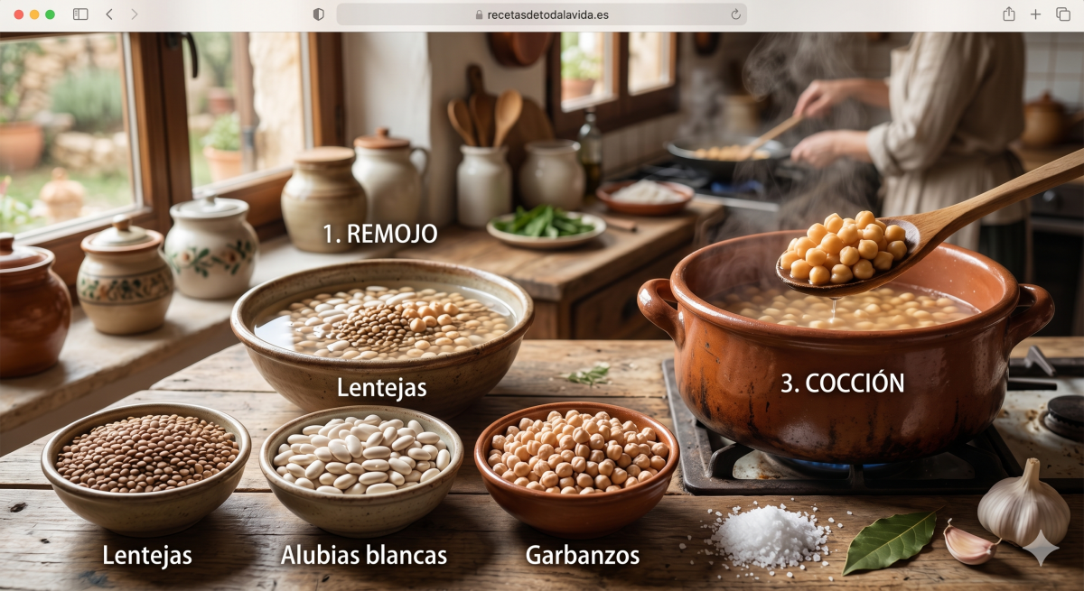 como cocinar las legumbres