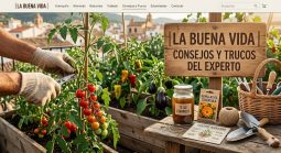 Infografía de La Buena Vida sobre la importancia del suelo orgánico y trucos de cultivo.