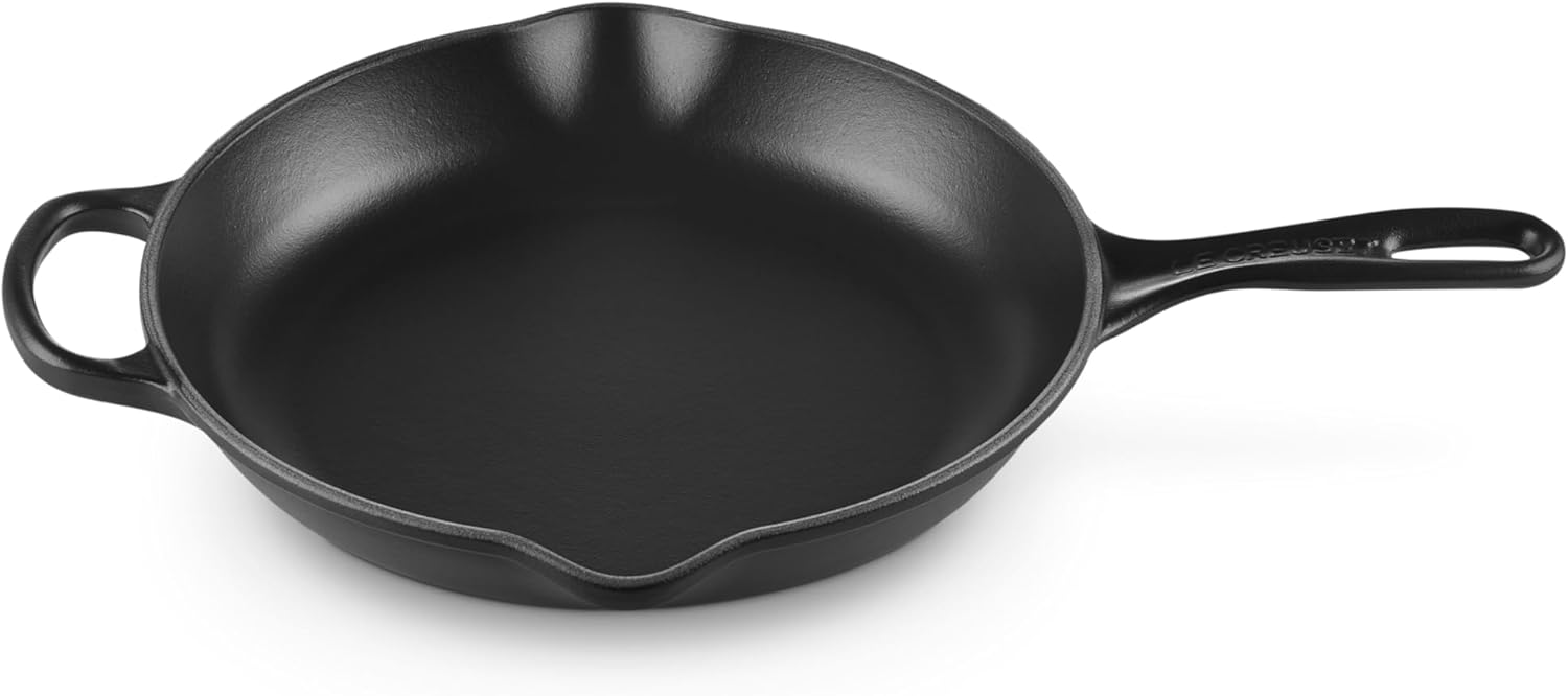 LE CREUSET Signature - Sartén redonda (26 cm), color negro mate