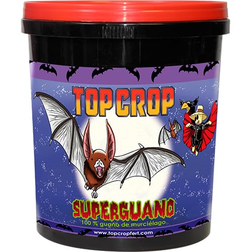 Top Crop Superguano 1 KG – Fertilizante Orgánico Natural a Base de Guano, Mejora el Desarrollo Vegetal y la Calidad del Suelo: imagen 1